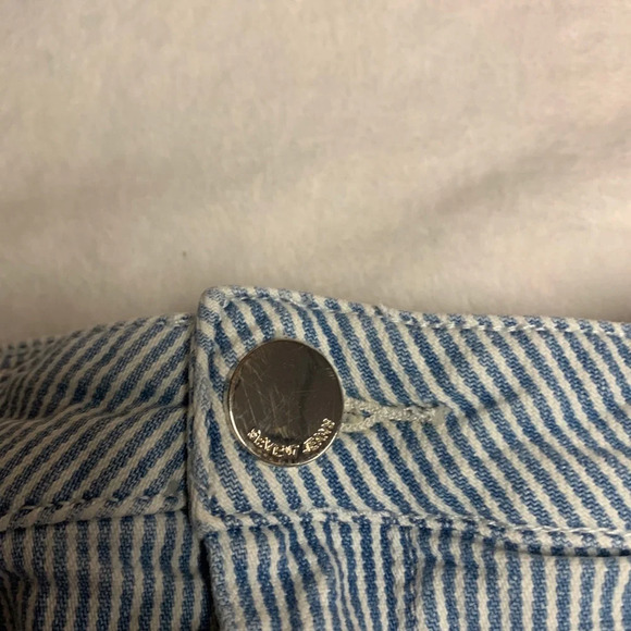 Seven7 blue/white striped shorts size 14 - Picture 6 of 10